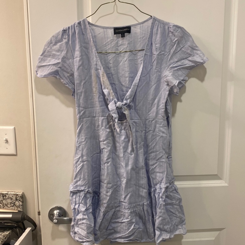 Blue dress